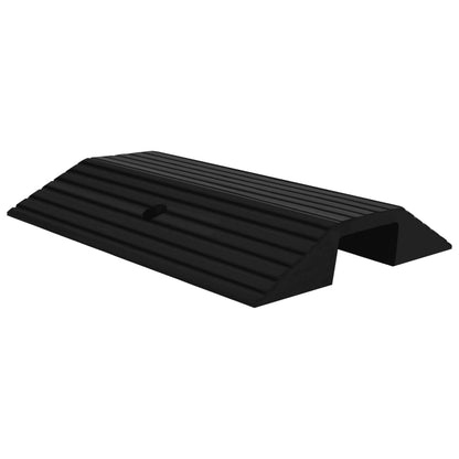 vidaXL Rampes de seuil de pont 3 pcs 49x40x8 cm Caoutchouc