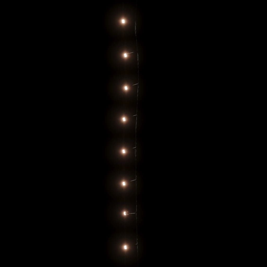 vidaXL Guirlande LED avec 150 LED Blanc chaud 15 m PVC