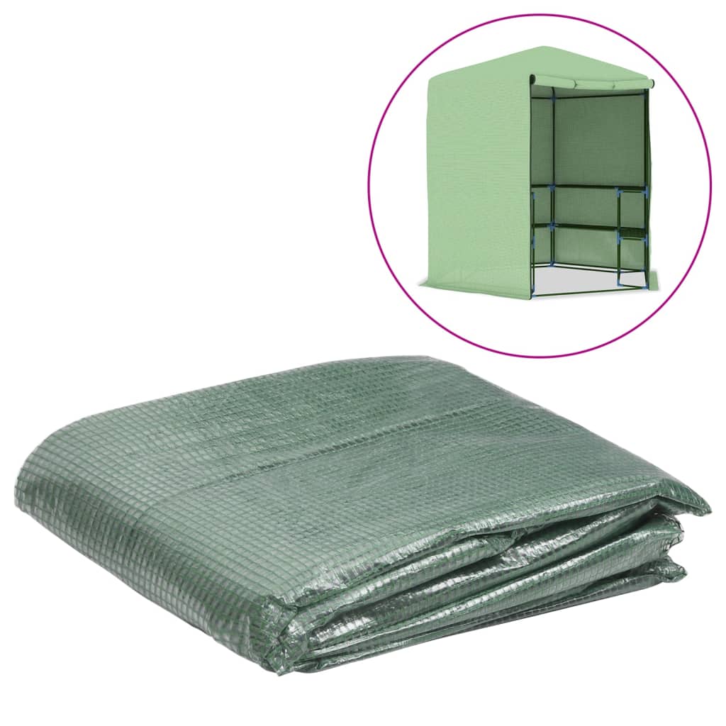 vidaXL Couverture de remplacement serre (6,5025 m²) 255x255x194cm Vert