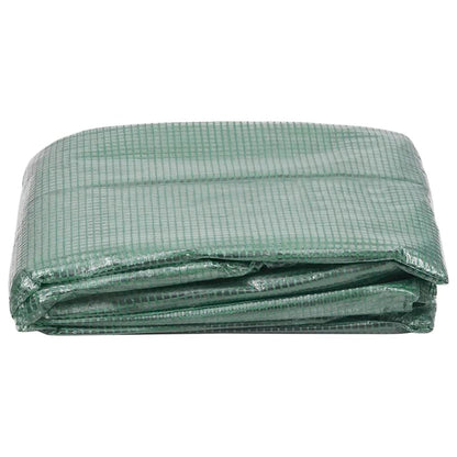 vidaXL Couverture de remplacement serre (6,5025 m²) 255x255x194cm Vert