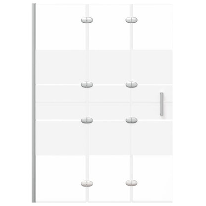 vidaXL Cabine de douche pliable ESG 100x140 cm Blanc