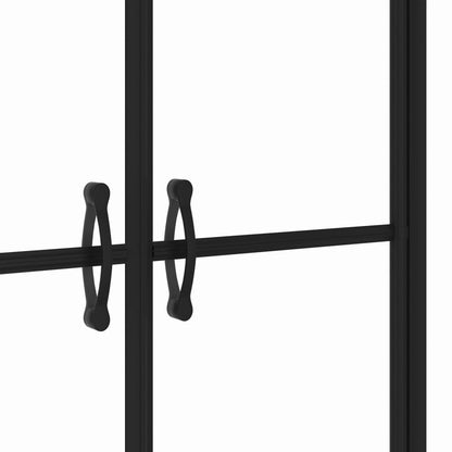 vidaXL Porte de douche ESG transparent (88-91)x190 cm