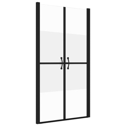 vidaXL Porte de douche ESG demi-dépoli (73-76)x190 cm