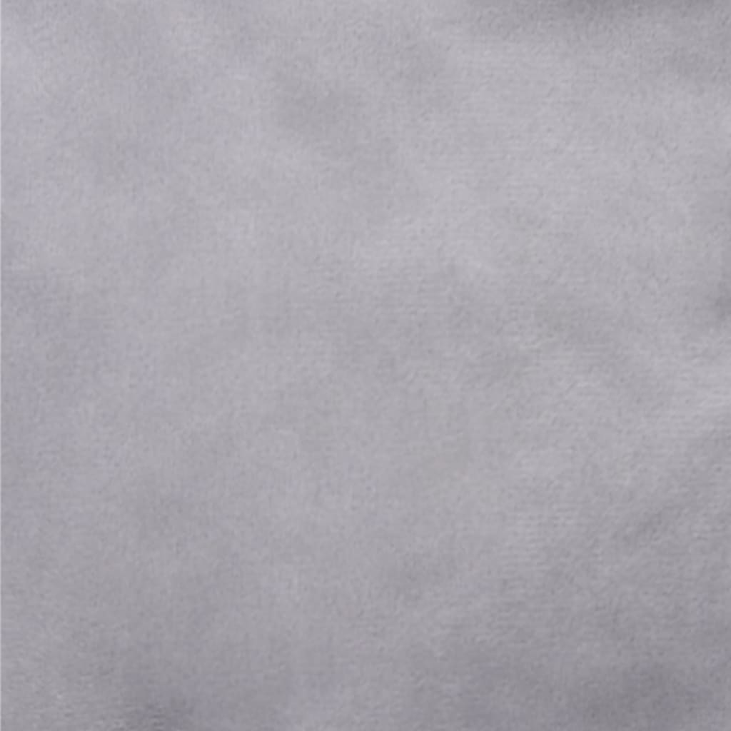 vidaXL Lit pour chiens Noir et gris 69x59x19 cm Peluche et similicuir