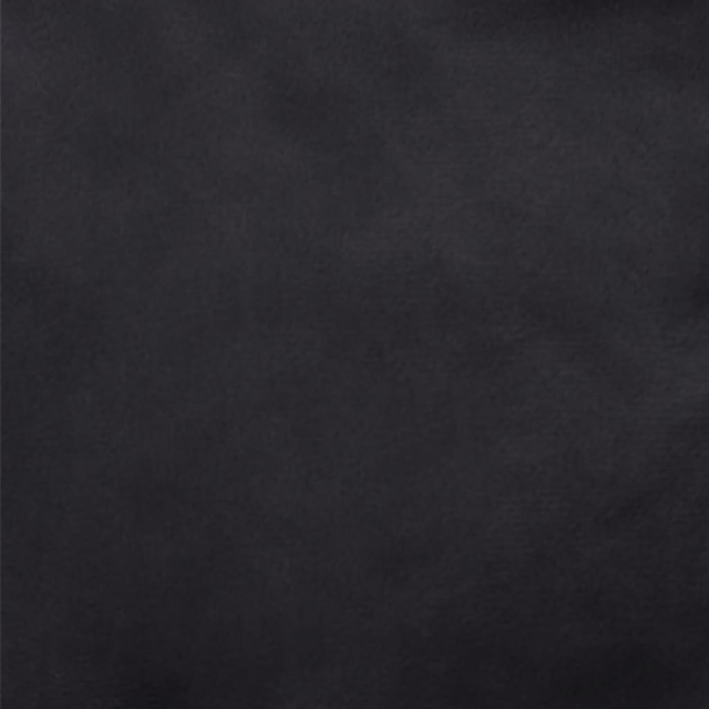 vidaXL Lit pour chiens Noir 69x59x19 cm Peluche et similicuir