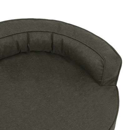 vidaXL Matelas de lit ergonomique pour chien 75x53 cm Aspect de lin
