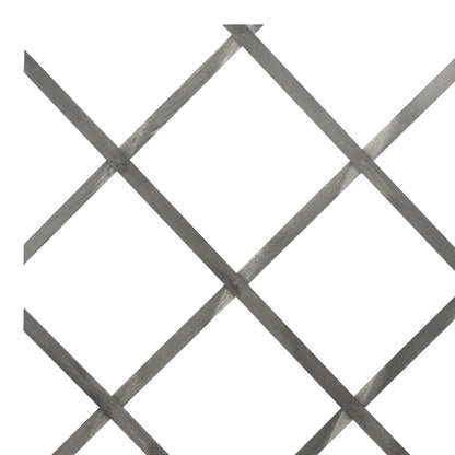 vidaXL Clôture à treillis 5 pcs Gris Bois de sapin massif 180x30 cm