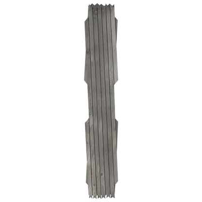 vidaXL Clôture à treillis 5 pcs Gris Bois de sapin massif 180x60 cm