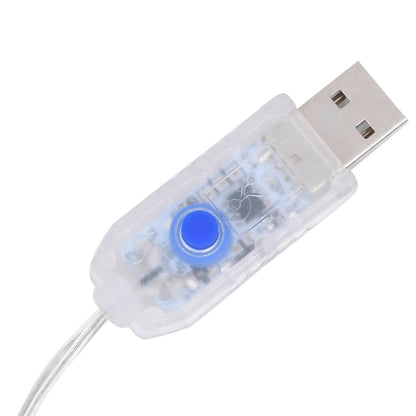 vidaXL Rideaux lumineux à LED 3x3 m 300 LED Blanc froid 8 fonctions