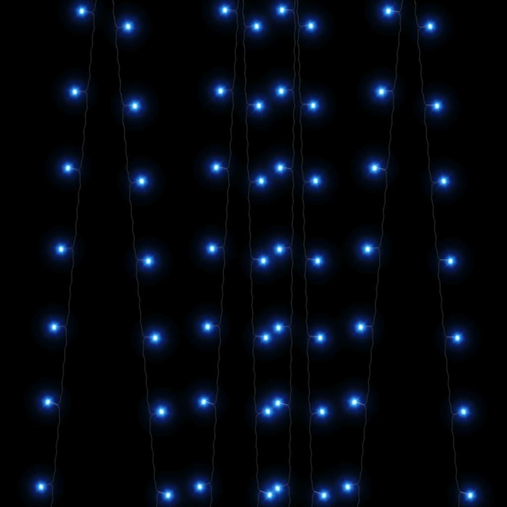 vidaXL Lampes solaires 5 pcs 5x200 LED Bleu Intérieur Extérieur