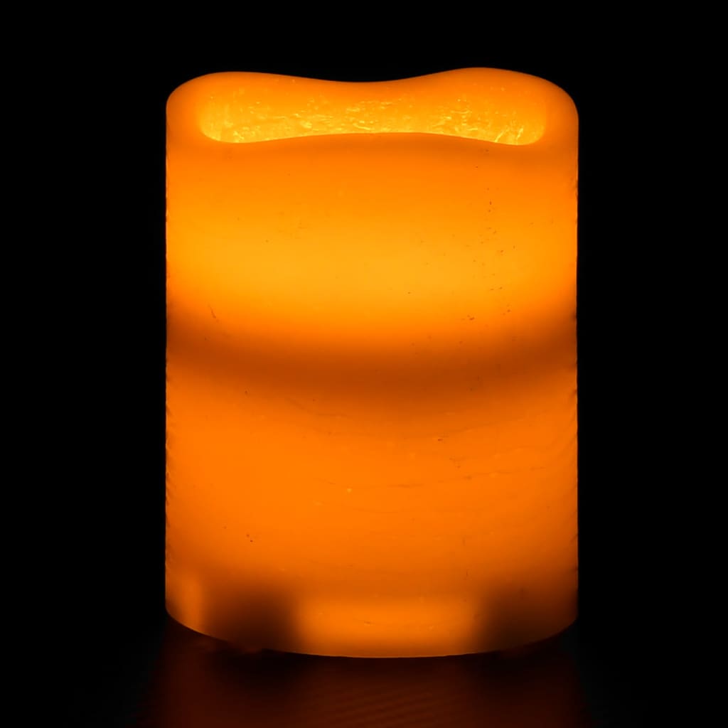 vidaXL Bougies à LED sans flamme 24 pcs avec télécommande Blanc chaud