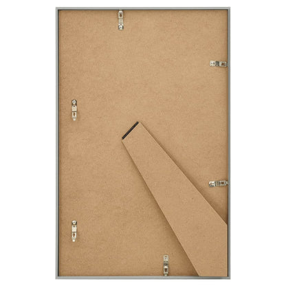 vidaXL Collage de cadres photo 3 pcs de table Argenté 13x18 cm MDF