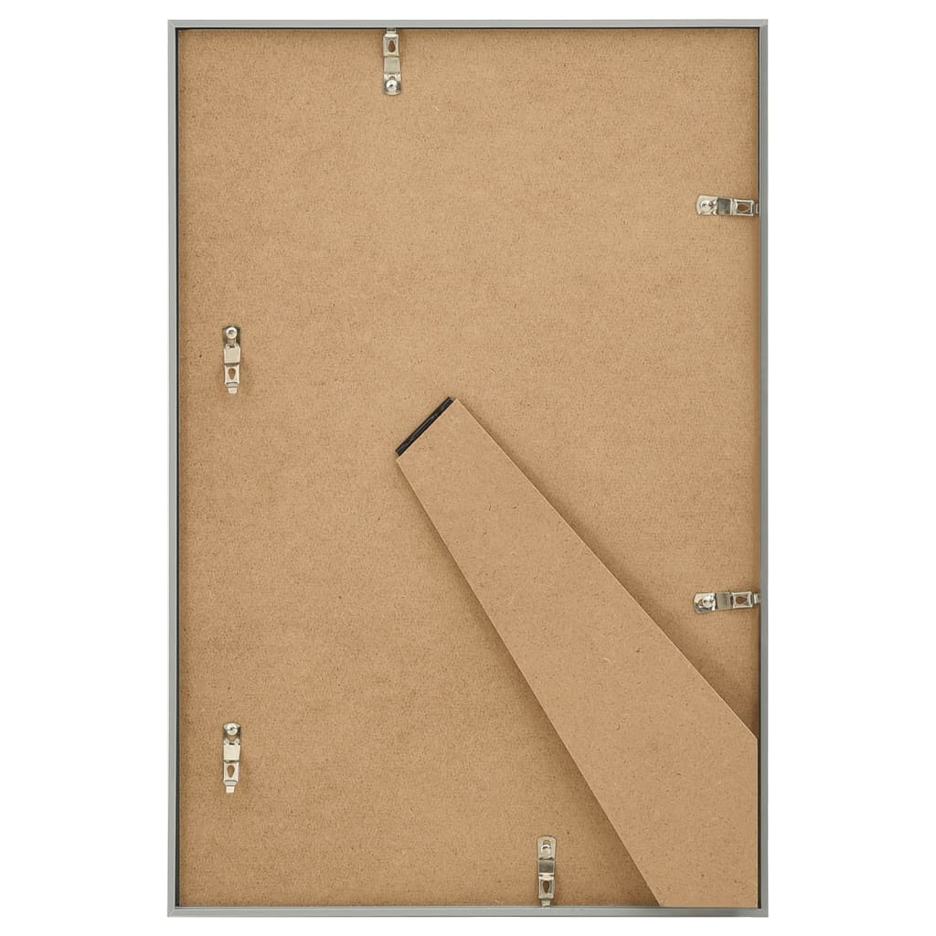 vidaXL Collage de cadres photo 5 pcs de table Argenté 21x29,7 cm MDF