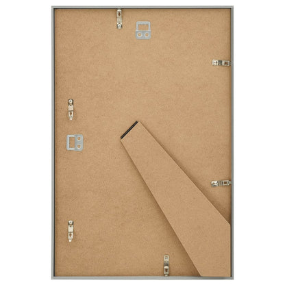 vidaXL Collage de cadres photo 5pcs au mur table Argenté 59,4x84cm MDF