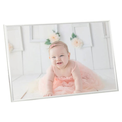 vidaXL Collage de cadres photo 3 pcs de mur table Argenté 70x90 cm MDF