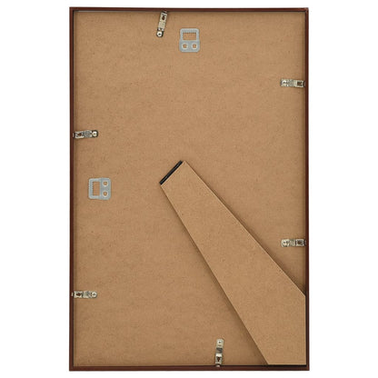 vidaXL Collage de cadres photo 3 pcs de mur table Bronze 59,4x84cm MDF