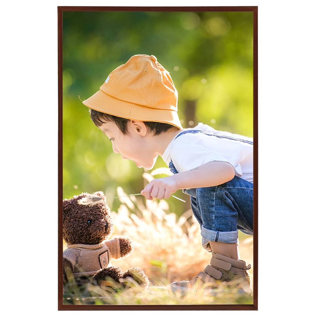 vidaXL Collage de cadres photo 3 pcs de mur table Bronze 70x90 cm MDF