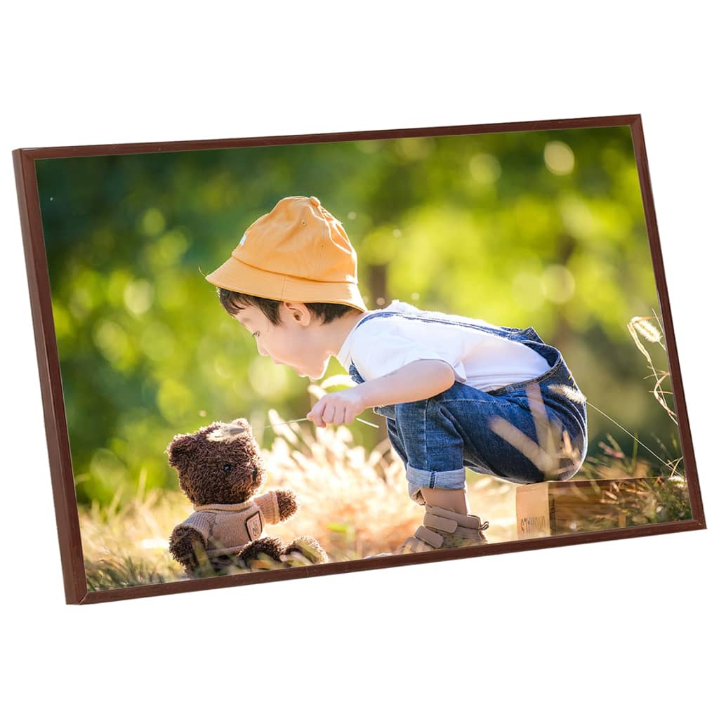 vidaXL Collage de cadres photo 3 pcs de mur table Bronze 70x90 cm MDF