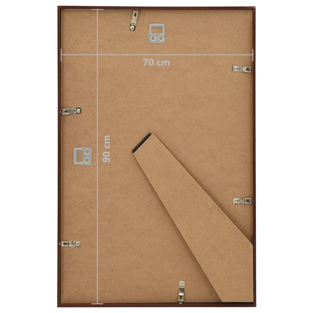 vidaXL Collage de cadres photo 3 pcs de mur table Bronze 70x90 cm MDF