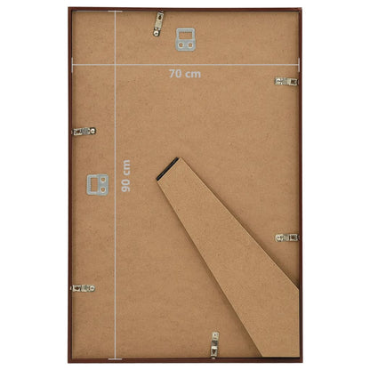 vidaXL Collage de cadres photo 3 pcs de mur table Bronze 70x90 cm MDF