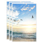 vidaXL Collage de cadres photo 3 pcs de table Blanc 10x15 cm MDF