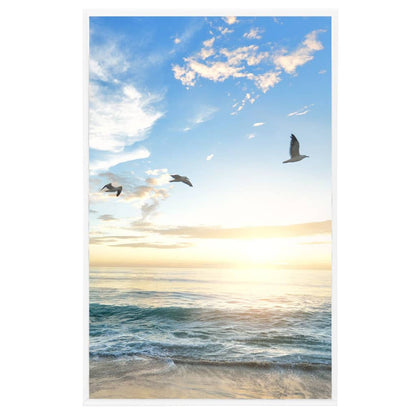 vidaXL Collage de cadres photo 3 pcs de table Blanc 10x15 cm MDF