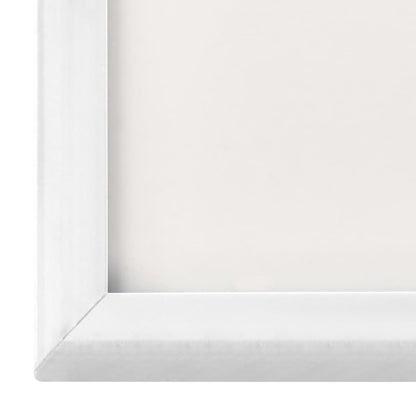 vidaXL Collage de cadres photo 3 pcs de table Blanc 10x15 cm MDF