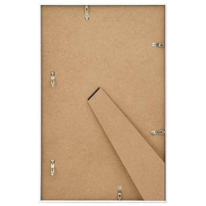 vidaXL Collage de cadres photo 3 pcs de table Blanc 10x15 cm MDF