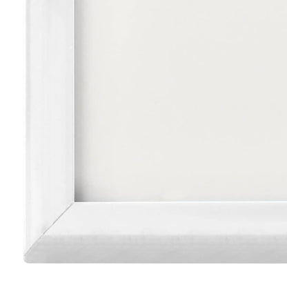 vidaXL Collage de cadres photo 3 pcs au mur table Blanc 21x29,7 cm MDF