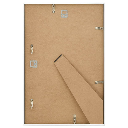 vidaXL Collage de cadres photo 3 pcs au mur table Blanc 21x29,7 cm MDF
