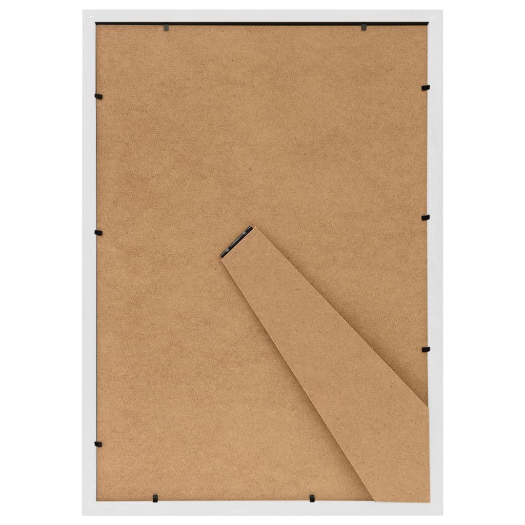 vidaXL Collage de cadres photo 3 pcs de table Blanc 18x24 cm MDF