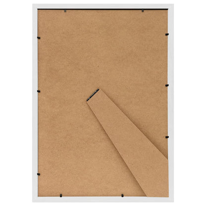vidaXL Collage de cadres photo 3 pcs de table Blanc 18x24 cm MDF