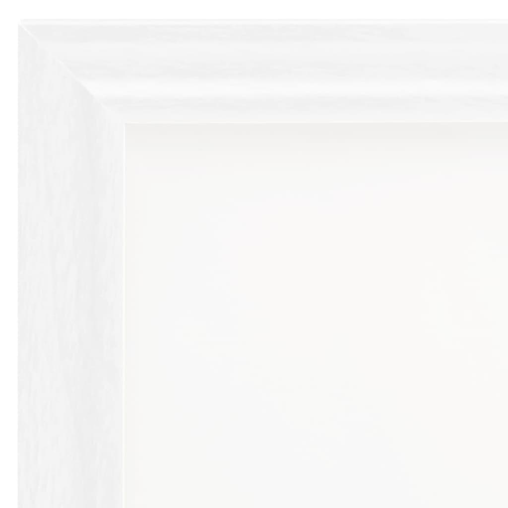 vidaXL Collage de cadres photo 3 pcs de table Blanc 21x29,7 cm MDF