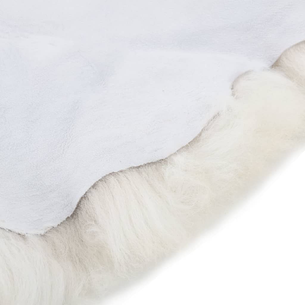 vidaXL Peau de mouton Crème 70x100 cm