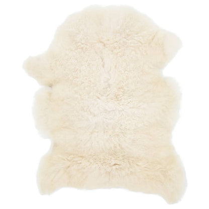 vidaXL Peau de mouton Crème 70x100 cm