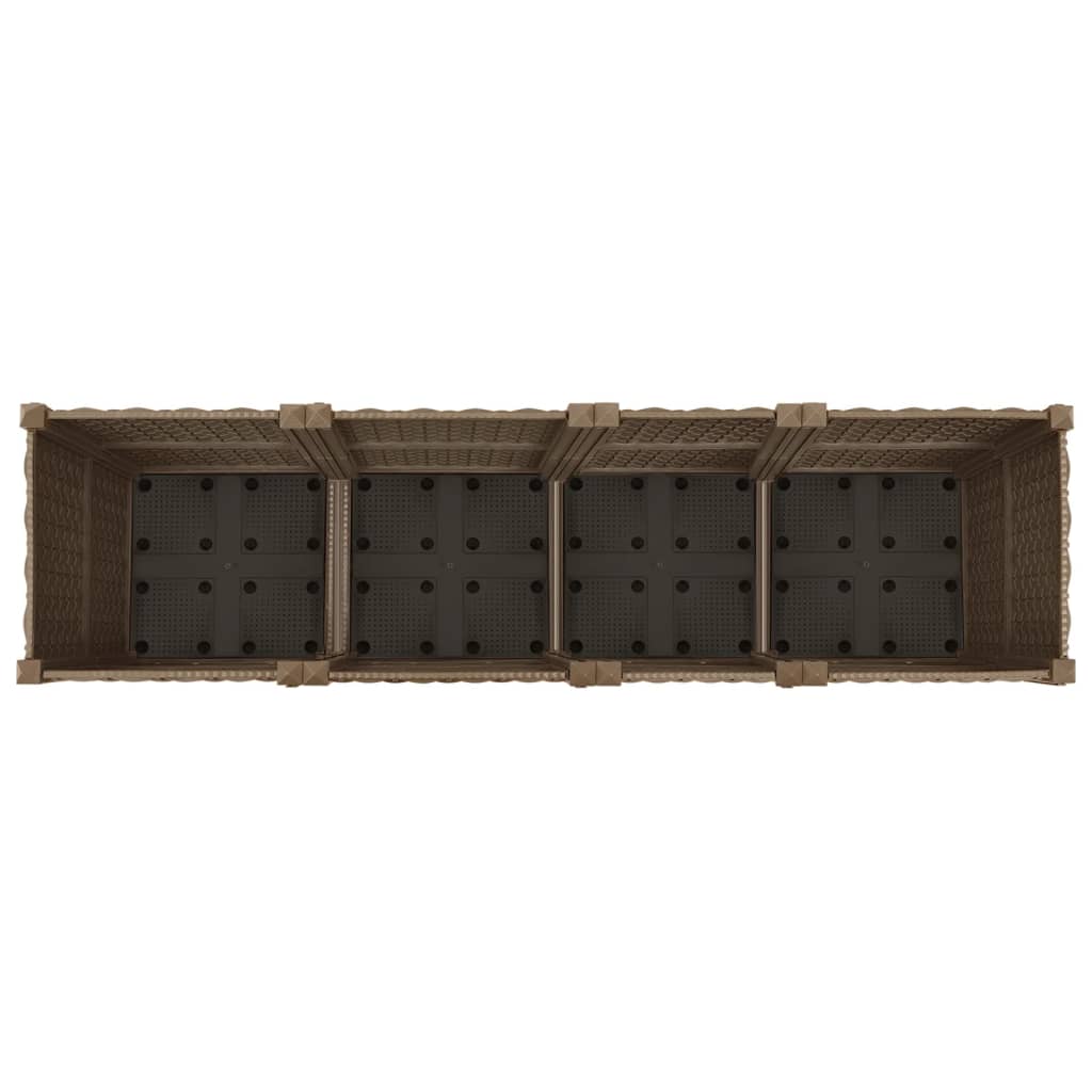 vidaXL Lit surélevé 160x40x38 cm Polypropylène