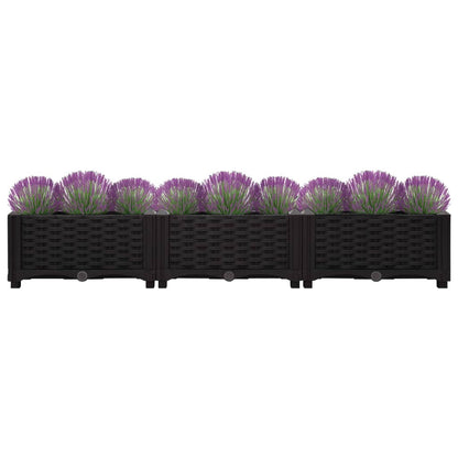 vidaXL Lit surélevé 120x40x23 cm Polypropylène