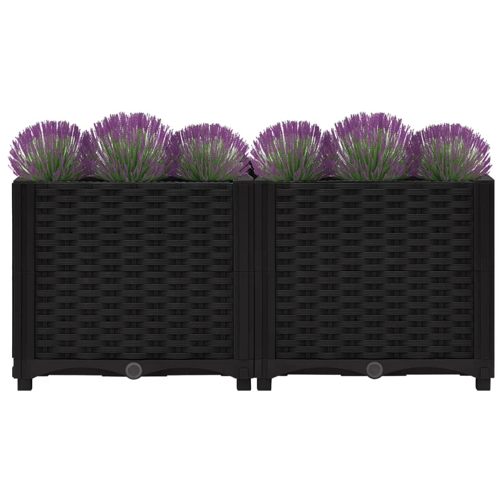 vidaXL Lit surélevé 80x40x38 cm Polypropylène