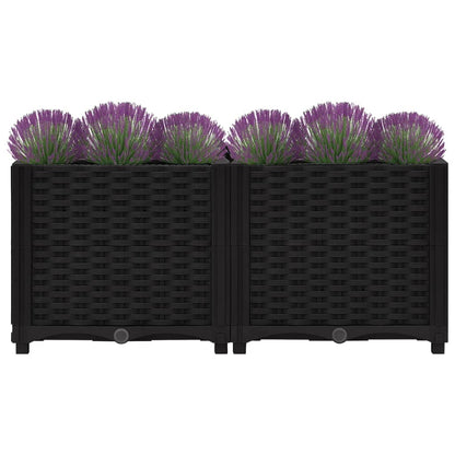 vidaXL Lit surélevé 80x40x38 cm Polypropylène