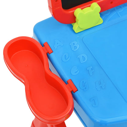 vidaXL Ensemble 3 en 1 de chevalet et bureau d'apprentissage enfant