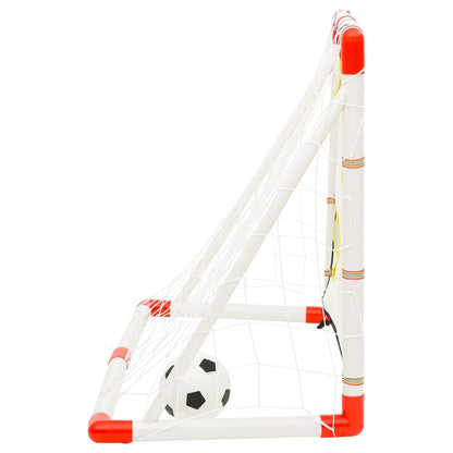 vidaXL Ensemble de buts de football enfant avec panneau 120x51x77,5 cm