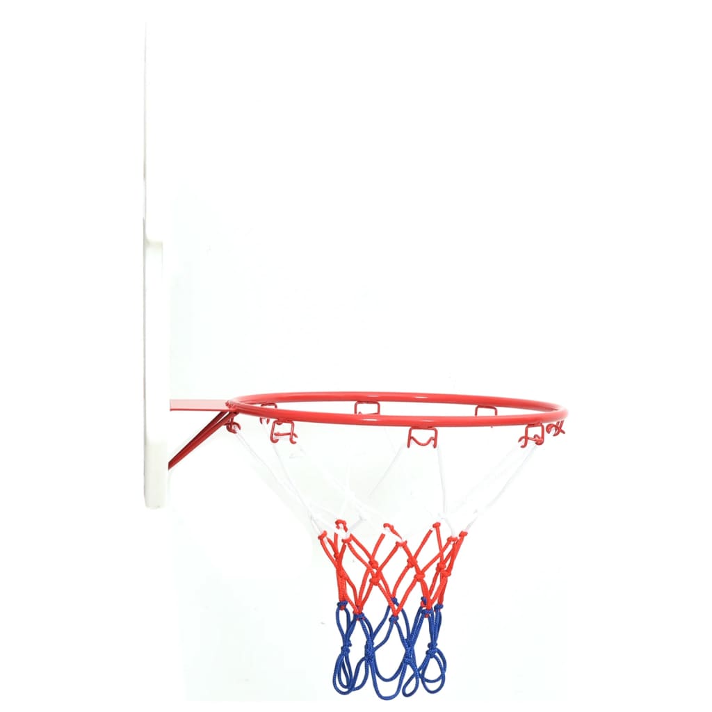 vidaXL Ensemble de panneau de basket mural 5 pcs 66x44,5 cm