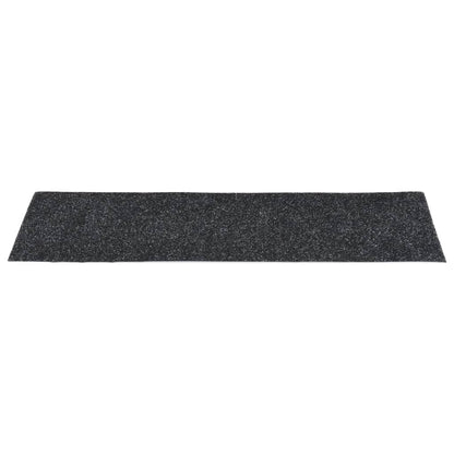 vidaXL Tapis d'escalier autocollants Rectangulaire 15 pcs 76x20cm Noir