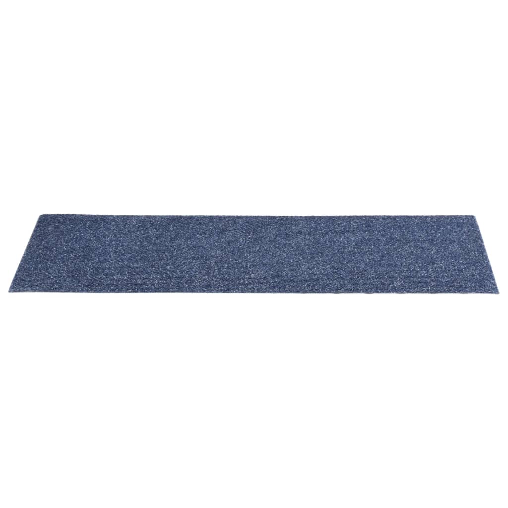 vidaXL Tapis d'escalier autocollants Rectangulaire 15 pcs 76x20 cm
