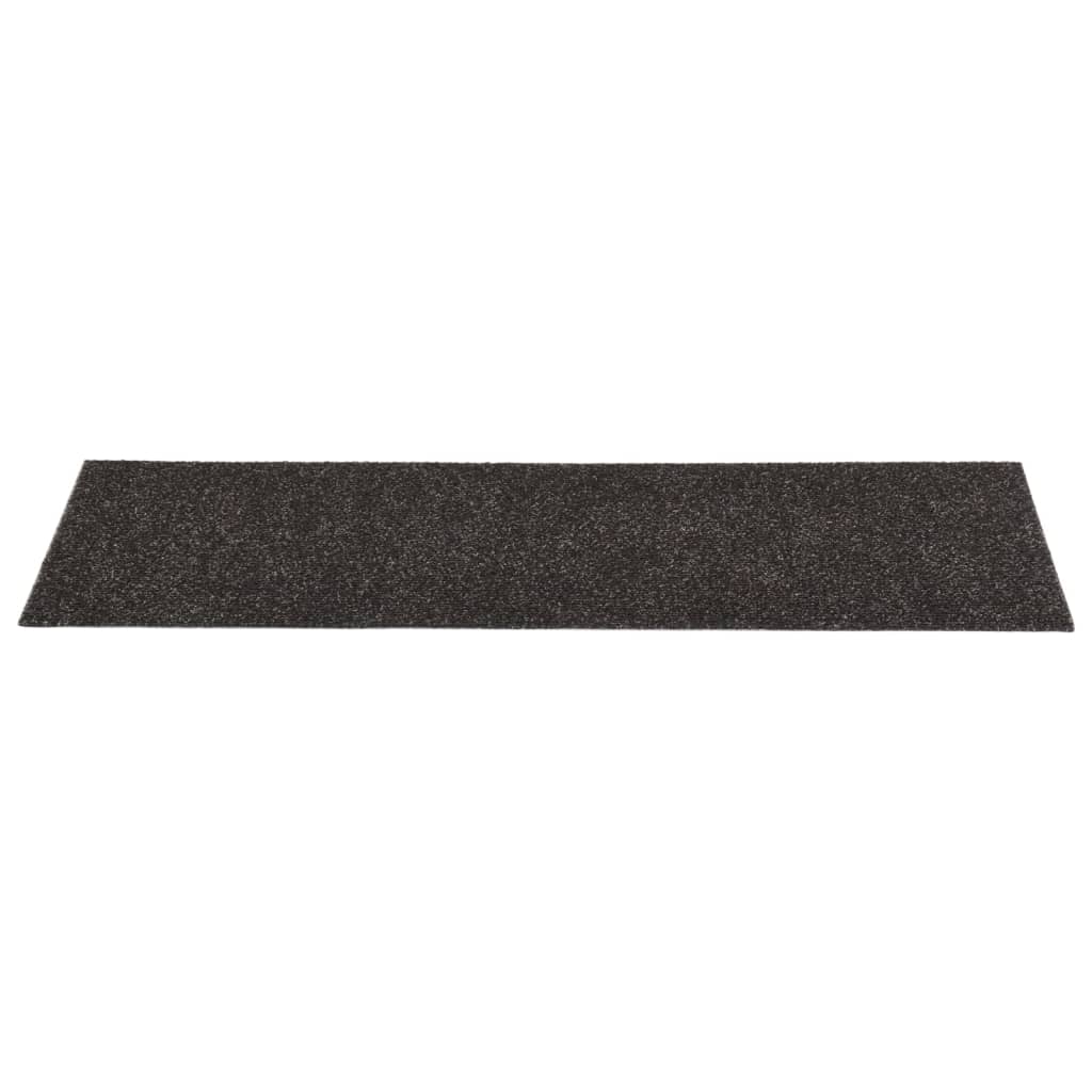 vidaXL Tapis d'escalier autocollants Rectangulaire 15 pcs 76x20 cm