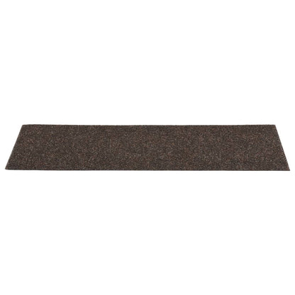 vidaXL Tapis d'escalier autocollants Rectangulaire 15 pcs 76x20 cm