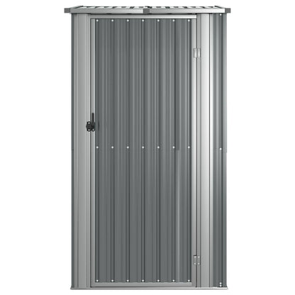 vidaXL Abri de jardin Gris 118,5x97x209,5 cm Acier galvanisé