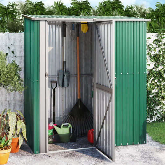 vidaXL Abri de jardin Vert 180,5x97x209,5 cm Acier galvanisé