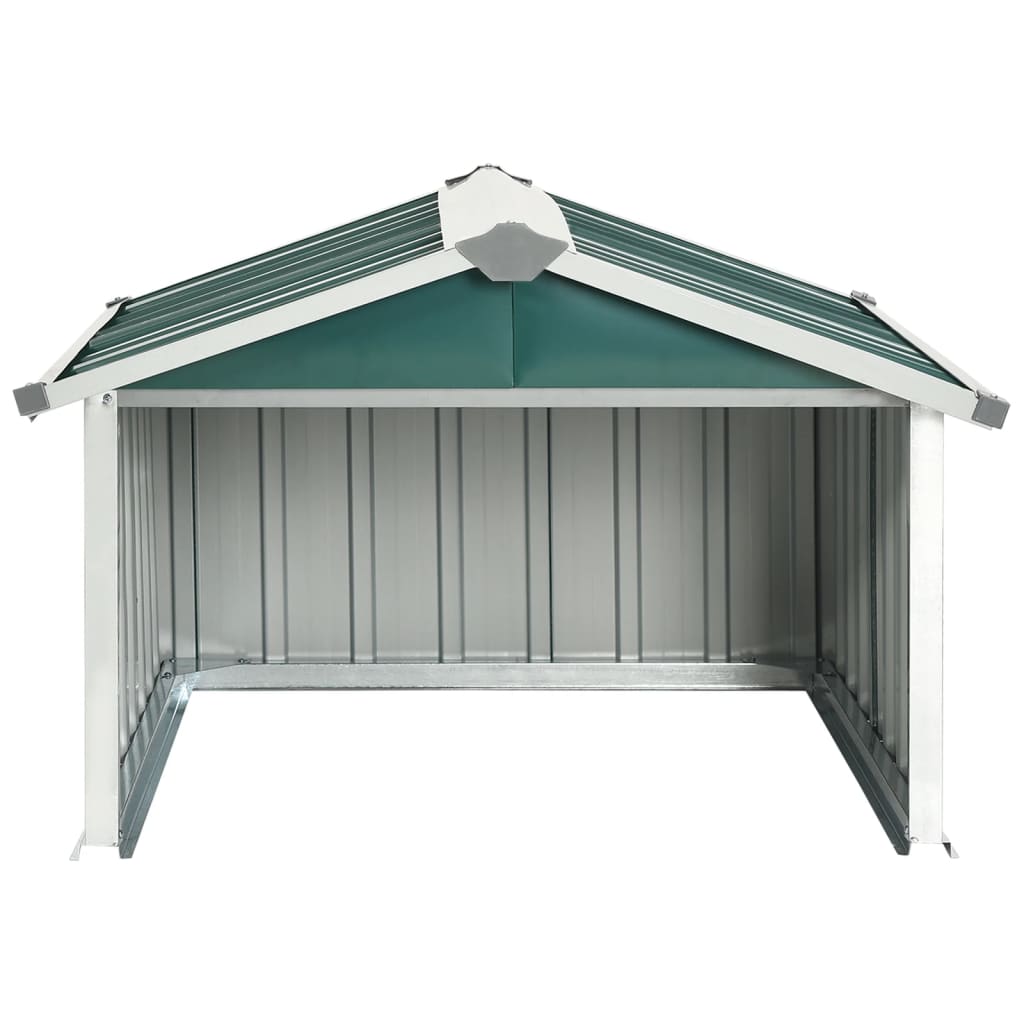 vidaXL Abri tondeuse robot de jardin 92x97x63 cm Acier galvanisé Vert