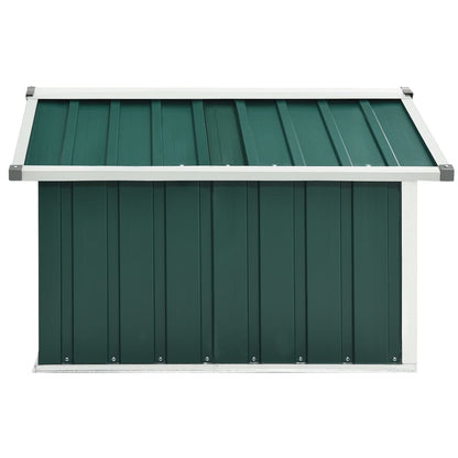 vidaXL Abri tondeuse robot de jardin 92x97x63 cm Acier galvanisé Vert